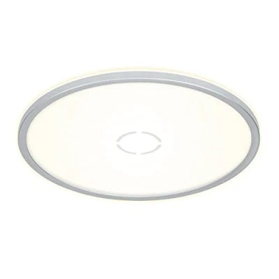 Afbeelding van LED plafondlamp backlight wit zilver 22W Ø42cm Briloner Leuchten