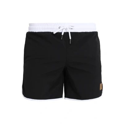 Afbeelding van Urban Classics Retro Zwemshorts, Heren, Maat: XL, Black/white
