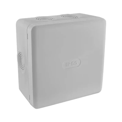 Afbeelding van Debflex 718808 elektrische aansluitdoos waterdichte voor buiten aftakdoos waterdicht IP55 115 x cm, grijs