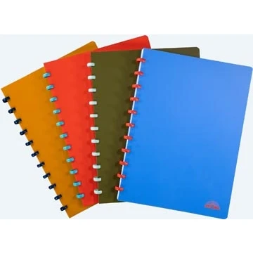 Afbeelding van Atoma Nature schrift, ft A4, 144 bladzijden, commercieel geruit, geassorteerde kleuren