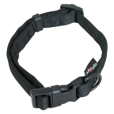 Afbeelding van Jack And Vanilla Halsbanden Comfort Tube Nylon Hondenhalsband Zwart Xs Hocco2025 183332