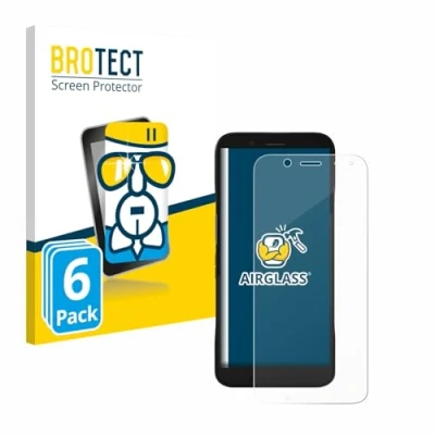Afbeelding van BROTECT Screenprotector voor Datalogic Memor 12 Folie Beschermfolie Beschermglas transparant (6 Stuks)