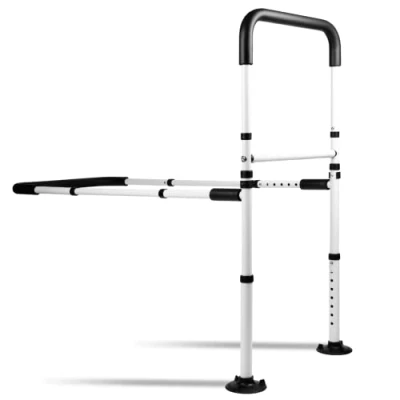 Afbeelding van LandTale Bed Assist Rails Verstelbaar, Veiligheid Handgreep met Been, Valpreventie Handbescherming Handstok voor Ouderen, Volwassenen, Senior, Handicap,