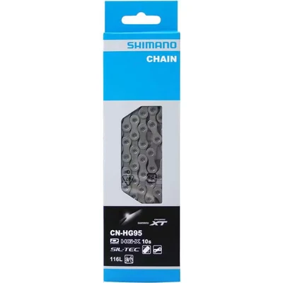 Afbeelding van Shimano XT CN HG95 ketting BikeTotaal.nl Grijs