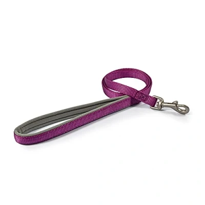 Afbeelding van Ancol Viva Soft Touch Gewatteerde Snap Lead Paars Maat 100 x 1,9 cm, Max kg 50 kg, Weerbestendig