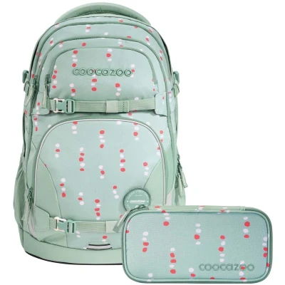 Afbeelding van Coocazoo schoolrugzak PORTER Dancing Dots 2 delig, incl. etui