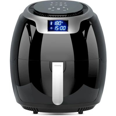 Afbeelding van Niceey Airfryer XXL Heteluchtfriteuse 1800W 8,0L Incl. Kookboek Zwart