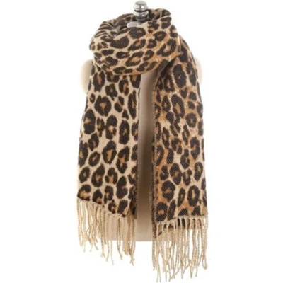 Afbeelding van Sjaal Tijgerprint Dames Winter