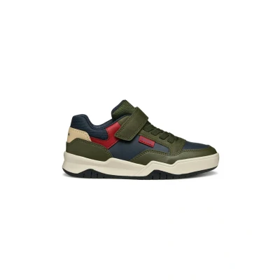 Afbeelding van Geox J Perth Sneakers laag voor kinderen, Maat: 33, Military navy Kunststof