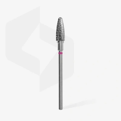 Afbeelding van STALEKS PRO Hard metalen frezen bit: maïs (dwars kruisvormig gesneden) I Opzetset voor manicure en pedicure, slijpset elektrische slijpapparaten Nail Drill Bit (FT90V050/13)
