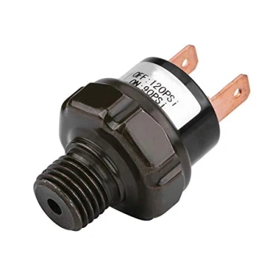 Afbeelding van Mintice 12 V Heavy Duty 90 120 PSI Drukregelaar Schakelaar Klep Luchtcompressor Hoorn Pomp Auto Trein Regulator 1/4 &quot;NPT