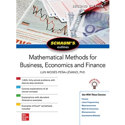 Afbeelding van Schaum&#039;s Outline of Mathematical Methods for Business, Economics and Finance, Second Edition