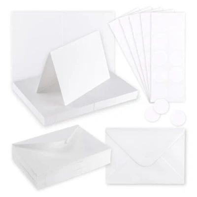 Afbeelding van Florence Kaarten + Enveloppen Set A6 Wit
