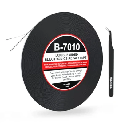 Afbeelding van MMOBIEL 3mm Dubbelzijdig Plakband 50 Meter lang voor Reparaties incl. Gereedschapset Telefoon, Tablet en Laptops