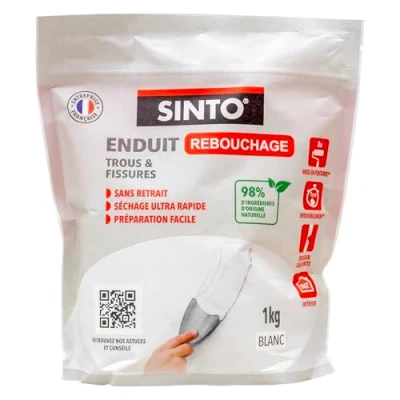 Afbeelding van SINTO Hout vulmiddel voor poeder Doypack zak hout, gips, cement, baksteen geurloos sneldrogend uitstekende hechting binnen buiten professionele techniek 1 kg