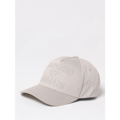 Afbeelding van Emporio Armani heren Pet met logoborduring in de kleur Beige