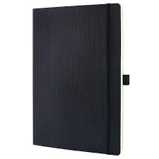 Afbeelding van Sigel notitieboek Conceptum formaat A4 zwart blanco softcover SI CO338