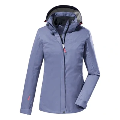 Afbeelding van killtec dames Functionele jas/buitenjas met afritsbare capuchon KOS 133 WMN JCKT, helles violett, 44, 38383 000