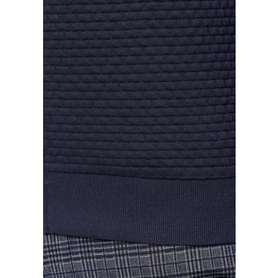 Afbeelding van Indicode Jeans Bermie Sweater met rits, Heren, Maat: Large, Navy