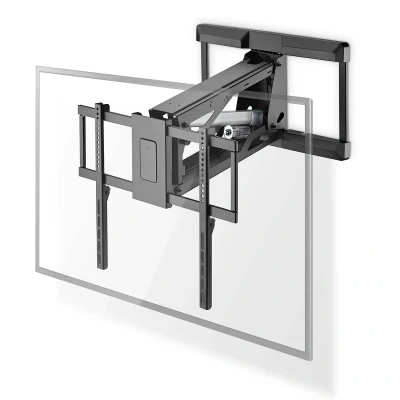 Afbeelding van Nedis Gemotoriseerde TV Muurbeugel 37 75 &quot; Maximaal schermgewicht: 35 kg Draaibaar Minimale muurafstand: 153 mm Maximale 485 Afstandbestuurbaar ABS / Staal Zwart