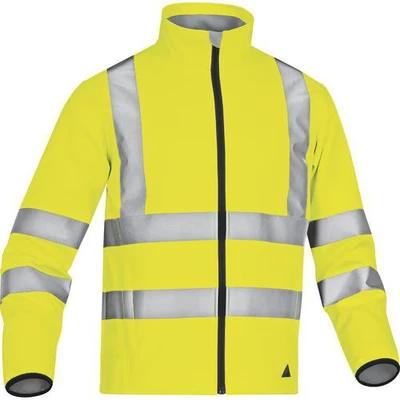 Afbeelding van Deltaplus LEGAJAXX jas van &quot;softshell&quot; polyester met 3 gelamineerde lagen, neongeel, maat XXL