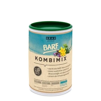 Afbeelding van GRAU het origineel BARF KombiMix, complete mengeling voor BARFing, natuurlijke all round verzorging, 1 verpakking (1 x 150 g), aanvullend diervoeder honden