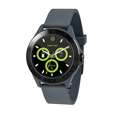 Afbeelding van Peers Hardy Harry Lime Unisex smartwatch HA07 2010, Grijs, riem