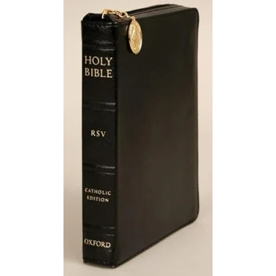Afbeelding van Catholic Bible RSV Compact Zipper: Revised Standard Version, Edition Black, Zipper Duradera