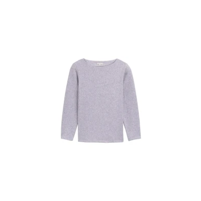 Afbeelding van TOM Tailor MIT Knopfdetails Trui, Dames, Maat: 46, Soft lavender melange