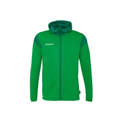 Afbeelding van Uhlsport Squad 27 Jas Met Kap Heren Groen / Lagoon Maat: M