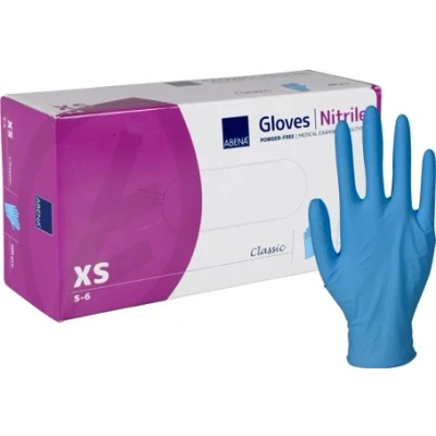 Afbeelding van Classic Nitril Handschoenen Blauw Maat XS Poedervrij 100 stuks