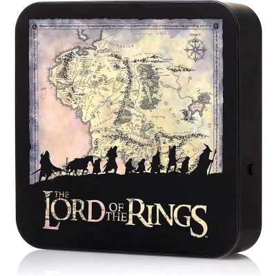 Afbeelding van Numskull the Lord of Rings Fellowship Ring 3D Bureaulamp / Wandlamp