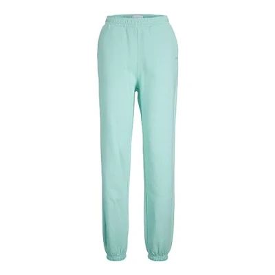 Afbeelding van JACK &amp; JONES Dames JXABBIE HW REL Every Brush Pants NOOS joggingbroek, Aruba Blue/Print: Turqouise JJXX logo, S