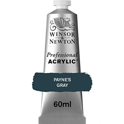 Afbeelding van Winsor &amp; Newton 2320465 Professionele acrylverf, hoge dekking, kunstenaarskwaliteit, lichtecht 60ml Tube, Payne&#039;s Gray