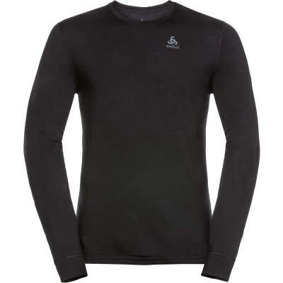 Afbeelding van Natural 100 Merino Warm LS Thermoshirt Heren Black 990 M Zwart Thermokleding