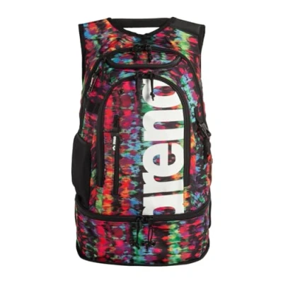 Afbeelding van ARENA Fastpack 3.0 Sportrugzak voor volwassenen, uniseks, zwemmen, trainingsuitrusting, gymtas dames en heren, 40 liter, Tie Dye