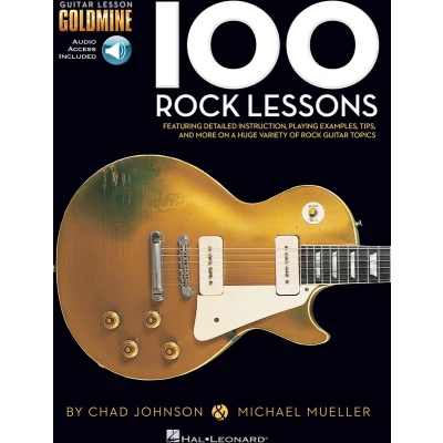 Afbeelding van 100 ROCK LESSONS GUITARE +CD: Guitar Lesson Goldmine Series