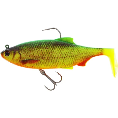 Afbeelding van Westin Ricky The Roach Shadtail R &#039;N 18cm (113g) Sinking Softbait Firetiger Rudd Shad