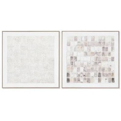 Afbeelding van Schilderij Home ESPRIT Abstract Stads 82,2 x 4,5 cm (2 Stuks)