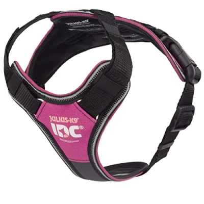 Afbeelding van IDC Longwalk Y harnas, roze grijs, maat: S