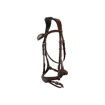 Afbeelding van BR Hoofdstel Longridgeaansnoer anatomisch Full Oak Zilver