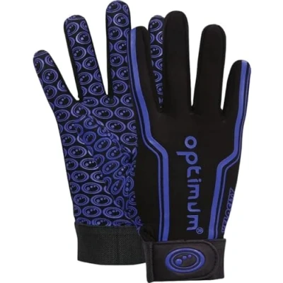 Afbeelding van Optimum Unisex Youth Senior Velocity Rugbyhandschoenen, zwart/oranje, X Large, Blauw, Small