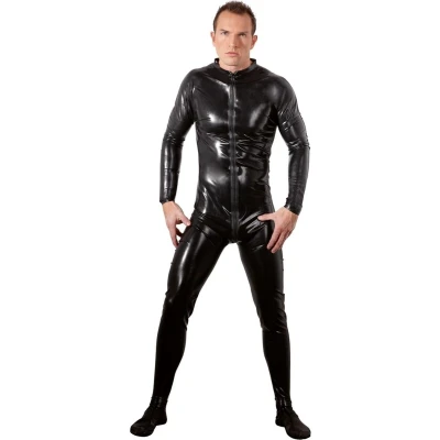 Afbeelding van Heren Latex Jumpsuit Medium