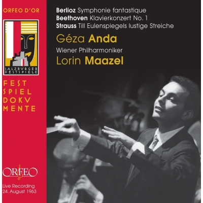 Afbeelding van Géza Anda, Wiener Philharmoniker, Lorin Maaze Symphonie Fantastique/Klavierkonzert No.1/Till Eulenspiegels (2 CD)