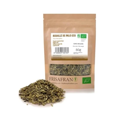 Afbeelding van FRISAFRAN zoethoutwortel drop Zoethout Corte Infusie Ecologisch Zoethoutwortelthee zoethoutinfusie zoethoutstokje gesneden Rechtstreeks van de producent 50g