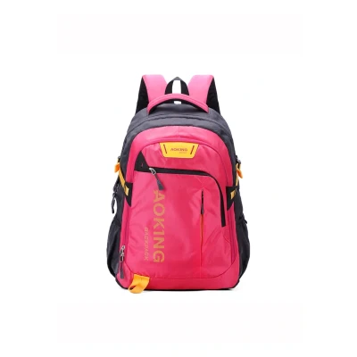 Afbeelding van Aoking Rugzak navy / geel fuchsia