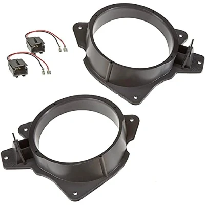 Afbeelding van Sound way Adapters Montage Ringen Luidsprekers Compatibel met Peugeot 207 Achterdeuren KC36.1