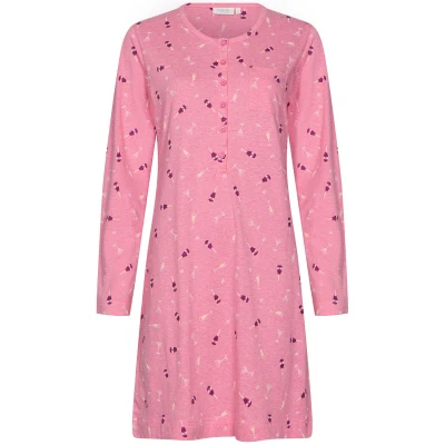 Afbeelding van Rebelle Nachthemd Cin Katoen/Polyester Roze Maat 48