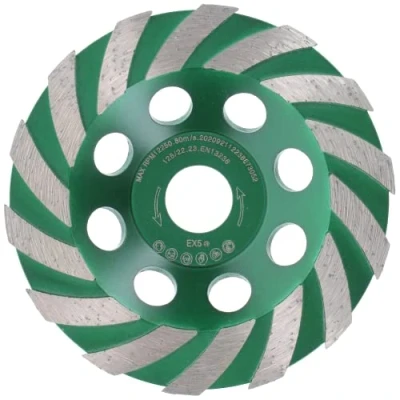 Afbeelding van PRODIAMANT Premium diamant slijpschijf 125 mm x 22,2 diamantslijpschijf TurboSpeed voor beton, metselwerk, steen