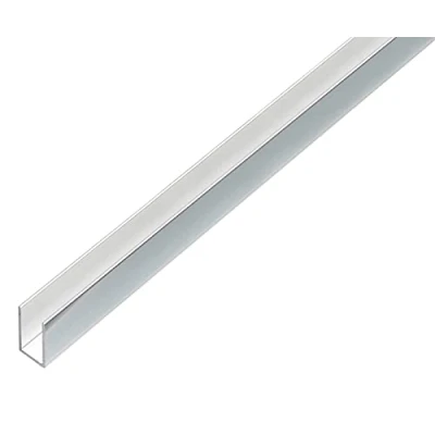 Afbeelding van Alberts 488482 U profiel aluminium, chroom look 1000 x 10 15 mm